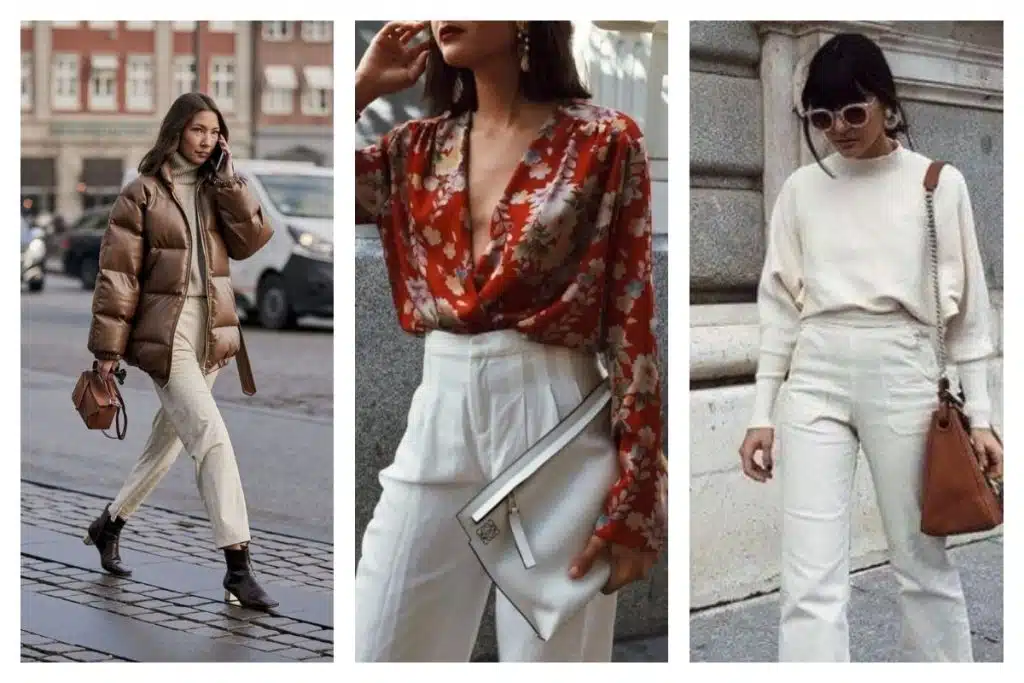 pantalon blanc