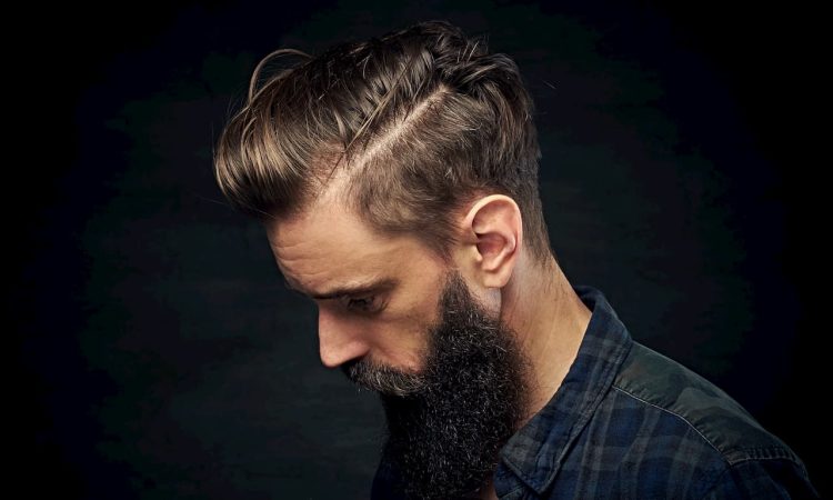 dégradé hommes mi-longs